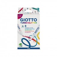 ΜΑΡΚΑΔΟΡΟΙ GIOTTO GLITTER TURBO 8τεμ 4258